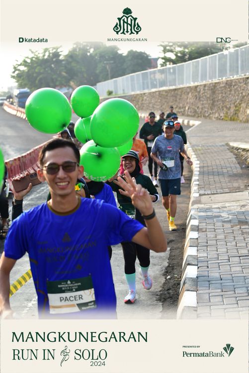 Race photo from Mangkunegaran Run 2024