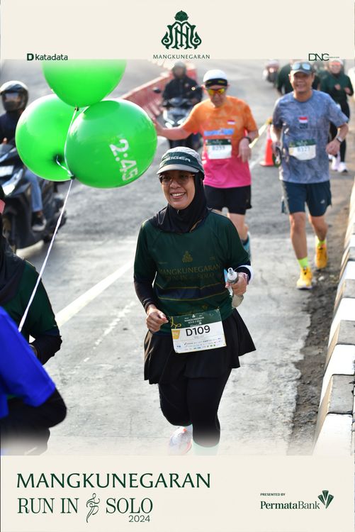 Race photo from Mangkunegaran Run 2024