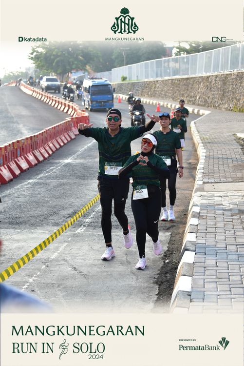 Race photo from Mangkunegaran Run 2024