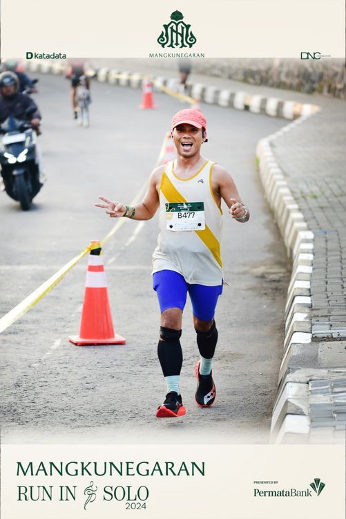 Race photo from Mangkunegaran Run 2024