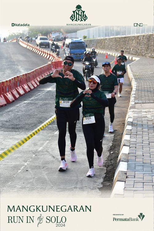 Race photo from Mangkunegaran Run 2024