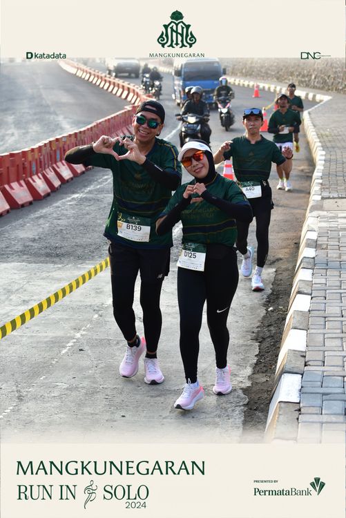 Race photo from Mangkunegaran Run 2024