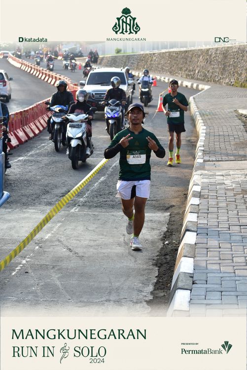 Race photo from Mangkunegaran Run 2024