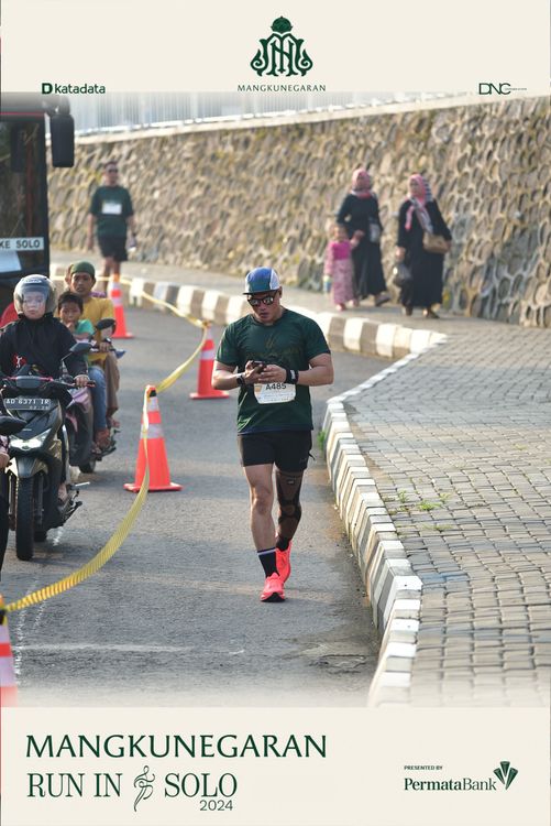 Race photo from Mangkunegaran Run 2024