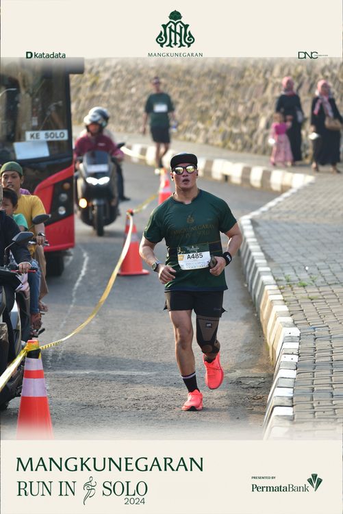 Race photo from Mangkunegaran Run 2024