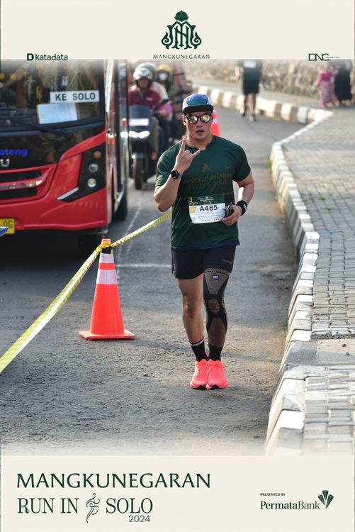 Race photo from Mangkunegaran Run 2024
