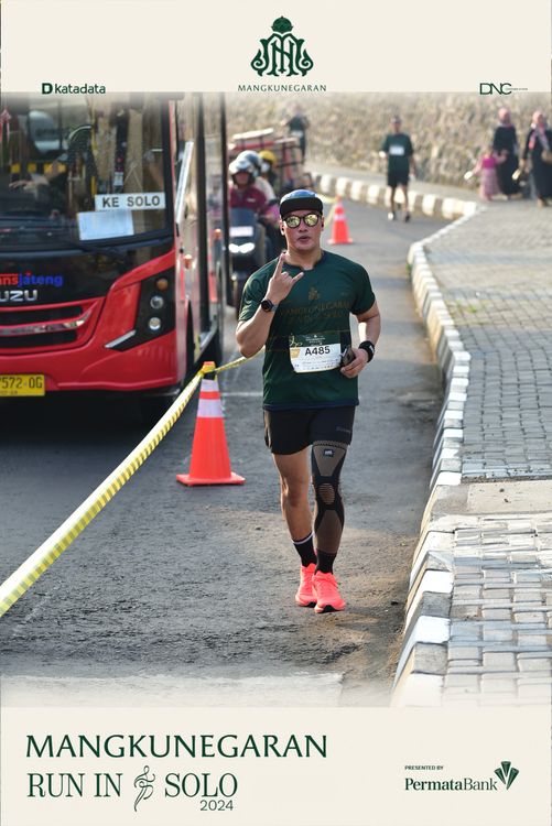 Race photo from Mangkunegaran Run 2024
