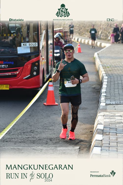 Race photo from Mangkunegaran Run 2024