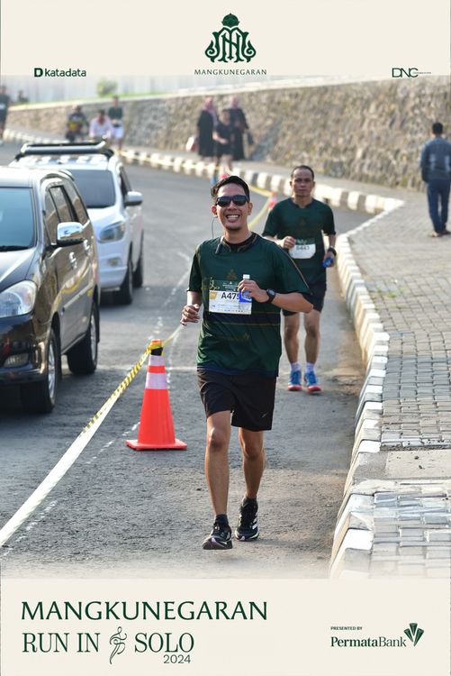 Race photo from Mangkunegaran Run 2024