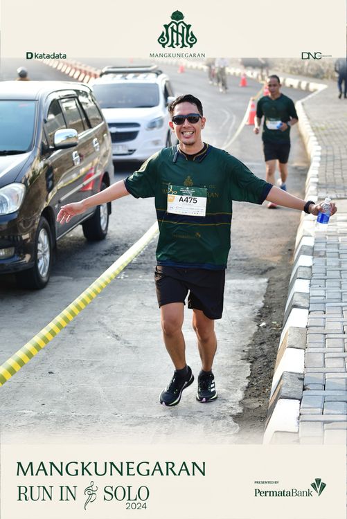Race photo from Mangkunegaran Run 2024