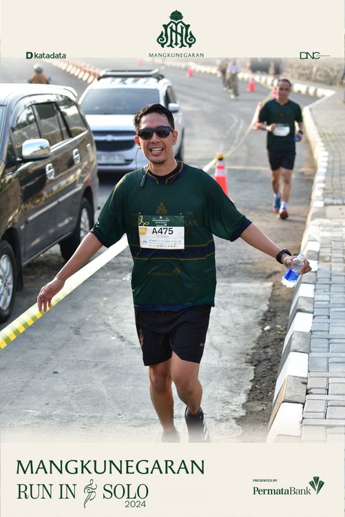 Race photo from Mangkunegaran Run 2024