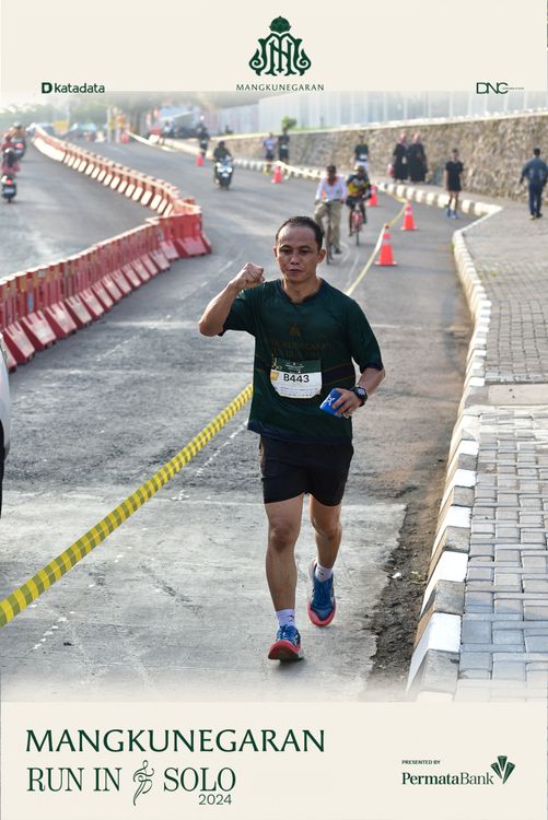 Race photo from Mangkunegaran Run 2024