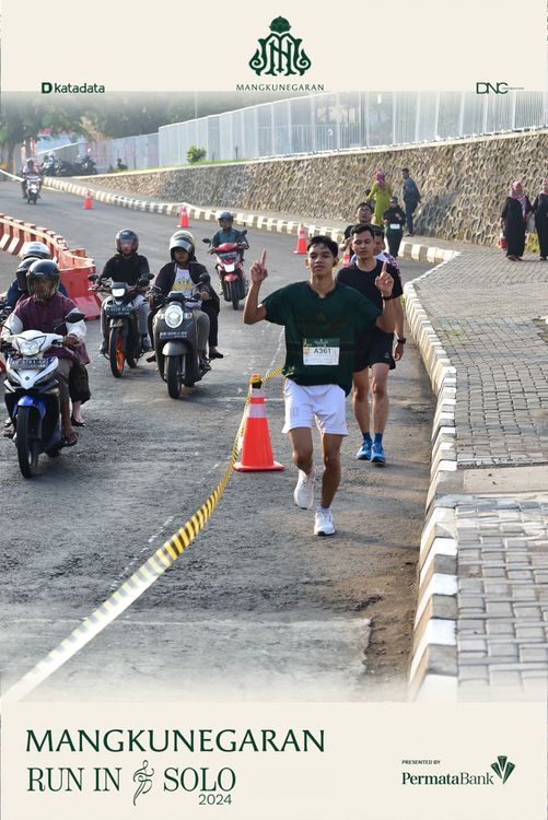 Race photo from Mangkunegaran Run 2024