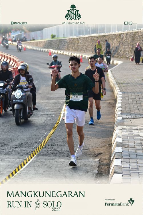 Race photo from Mangkunegaran Run 2024