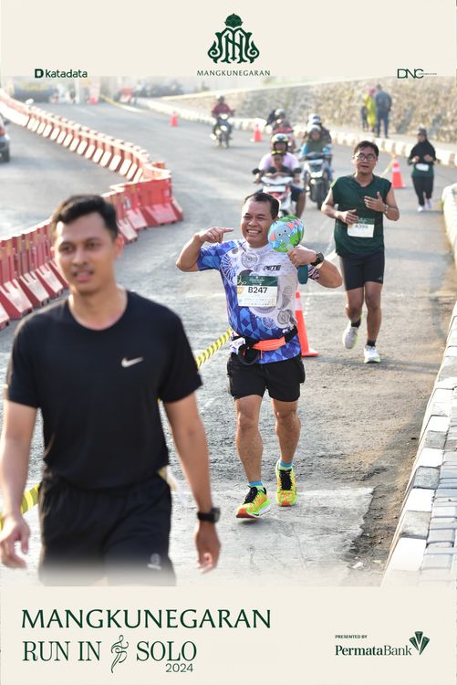 Race photo from Mangkunegaran Run 2024
