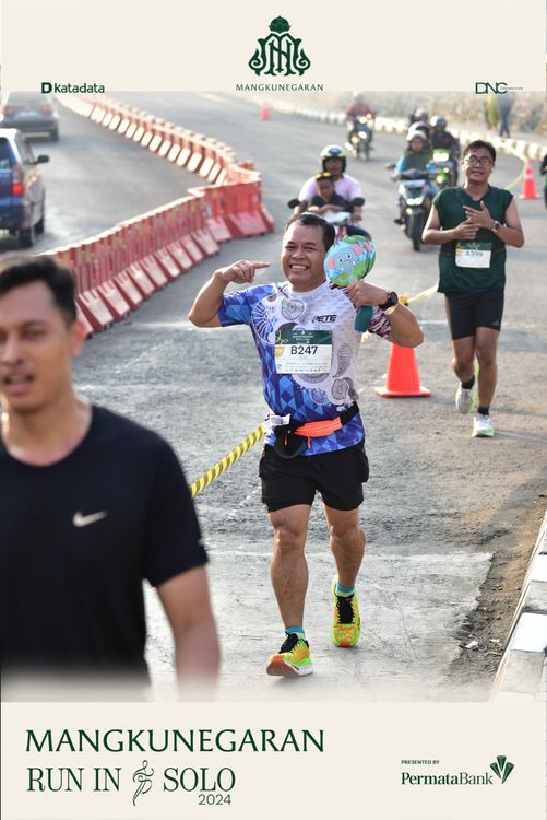 Race photo from Mangkunegaran Run 2024