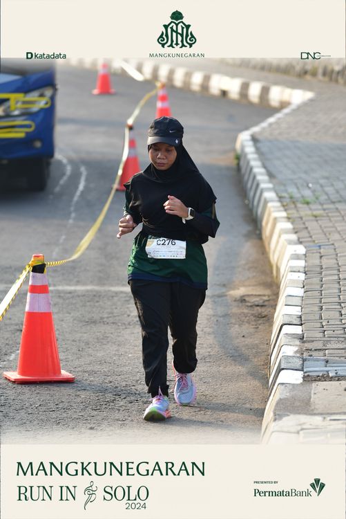 Race photo from Mangkunegaran Run 2024