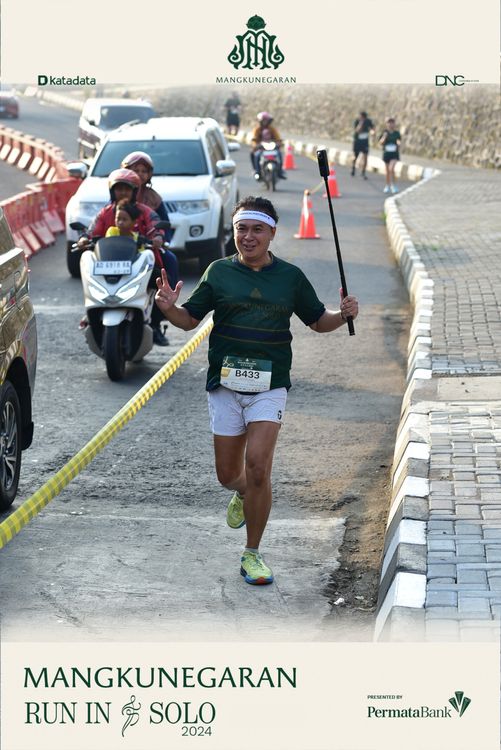 Race photo from Mangkunegaran Run 2024