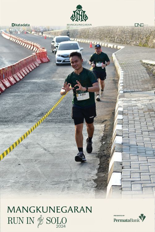 Race photo from Mangkunegaran Run 2024