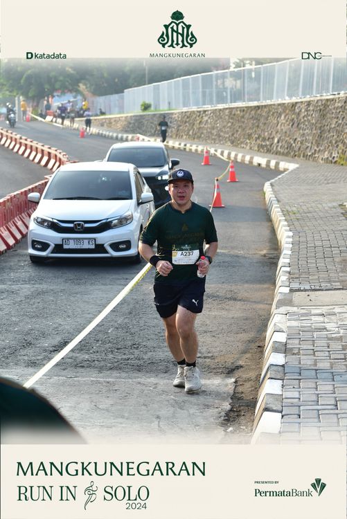 Race photo from Mangkunegaran Run 2024