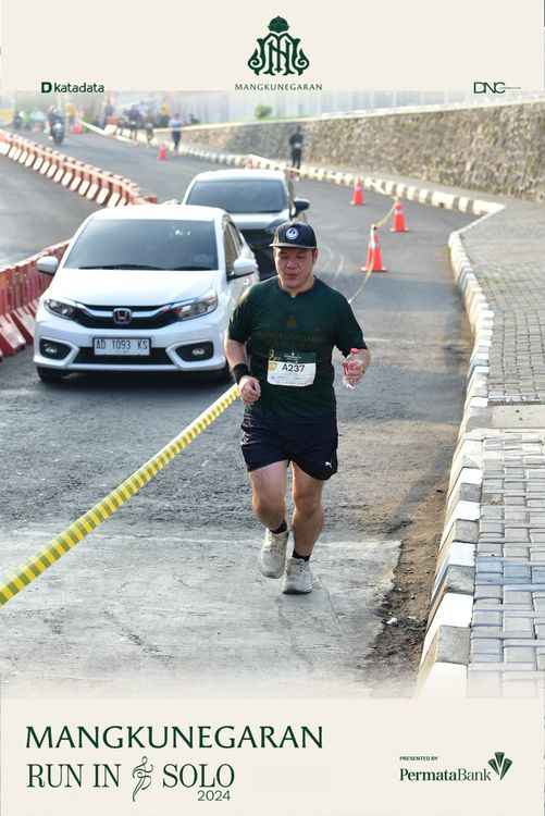 Race photo from Mangkunegaran Run 2024