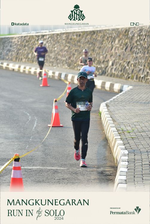 Race photo from Mangkunegaran Run 2024