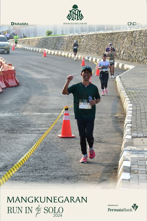 Race photo from Mangkunegaran Run 2024