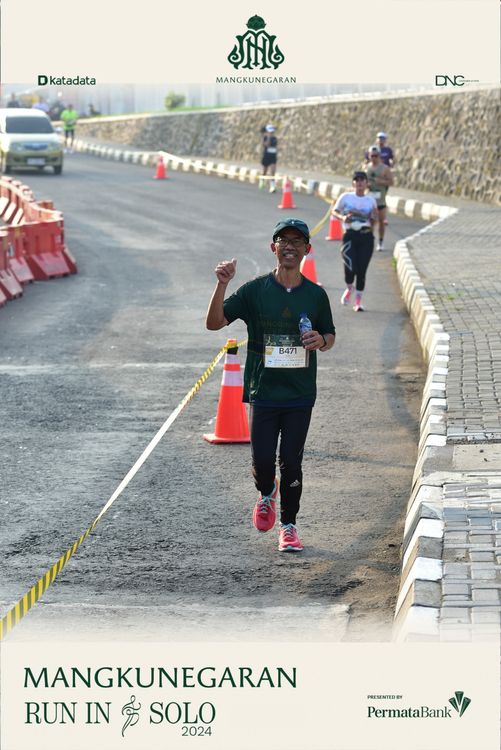 Race photo from Mangkunegaran Run 2024
