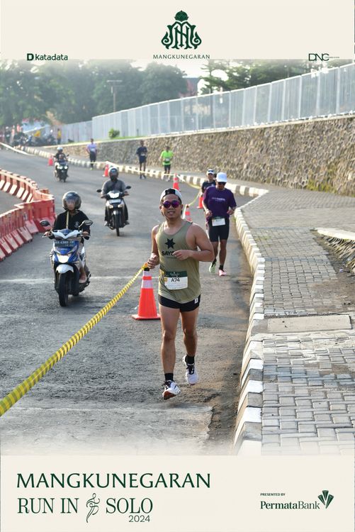 Race photo from Mangkunegaran Run 2024