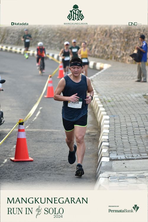 Race photo from Mangkunegaran Run 2024