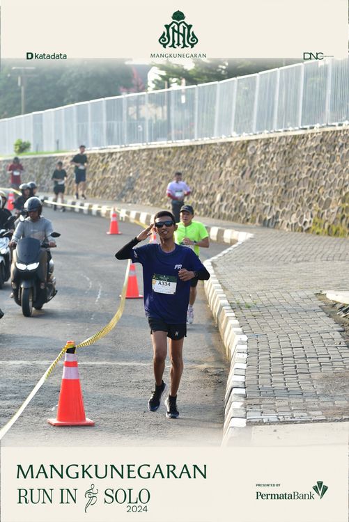 Race photo from Mangkunegaran Run 2024