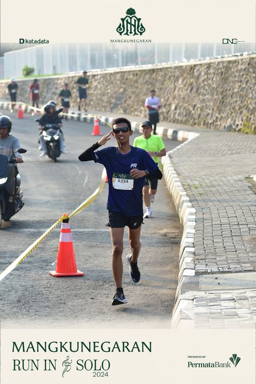 Race photo from Mangkunegaran Run 2024