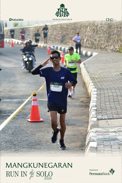 Race photo from Mangkunegaran Run 2024