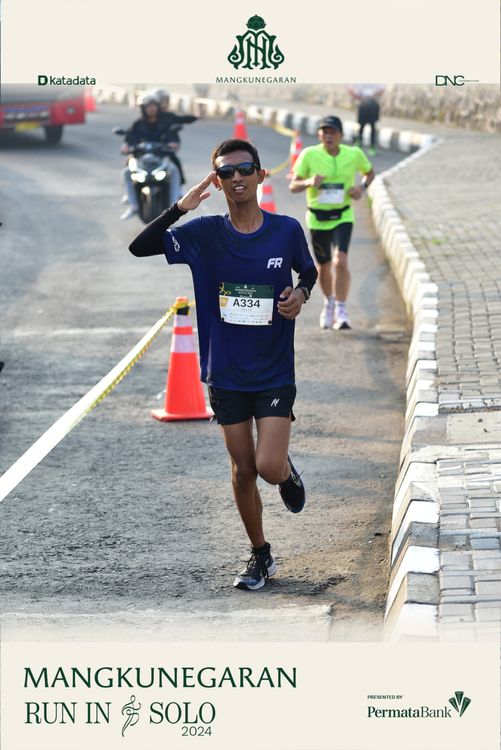 Race photo from Mangkunegaran Run 2024