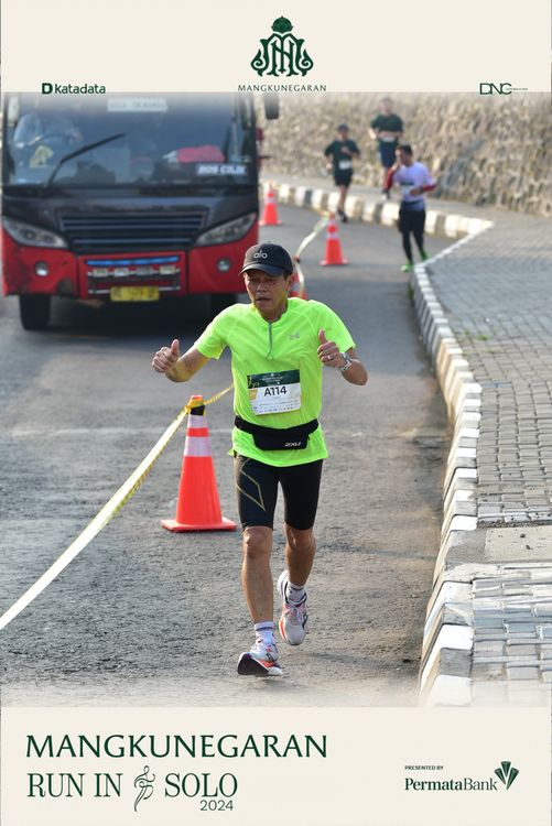 Race photo from Mangkunegaran Run 2024