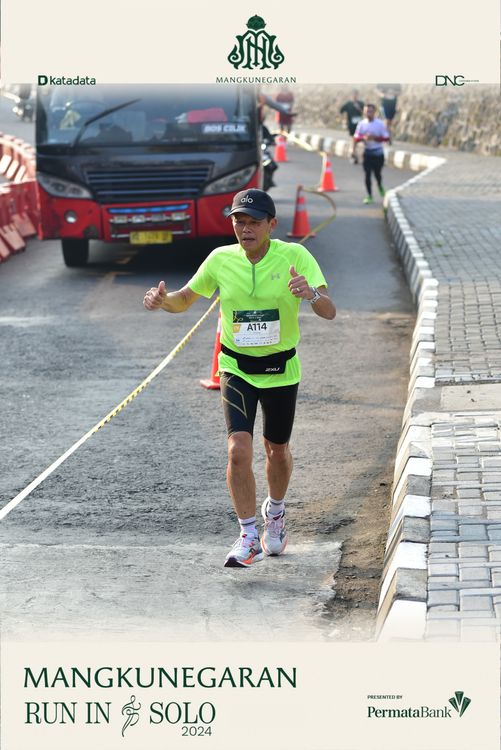 Race photo from Mangkunegaran Run 2024