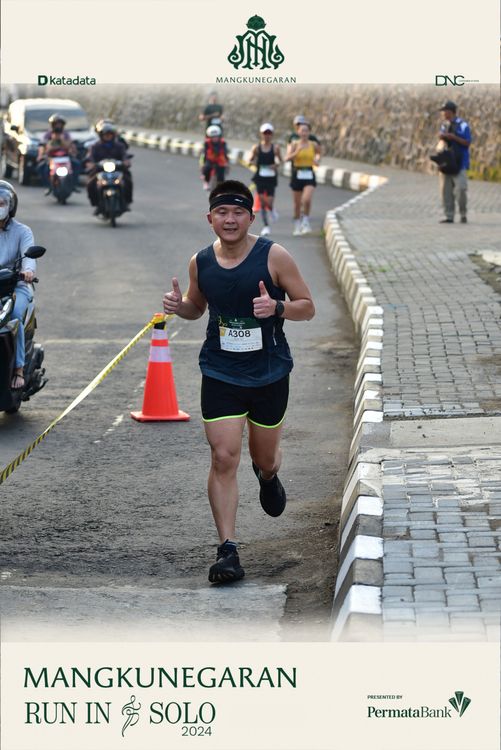 Race photo from Mangkunegaran Run 2024