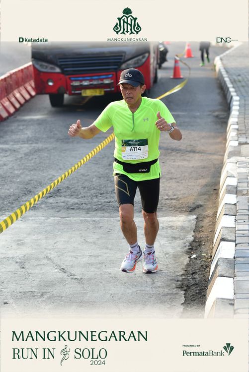 Race photo from Mangkunegaran Run 2024