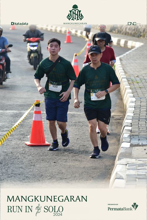 Race photo from Mangkunegaran Run 2024