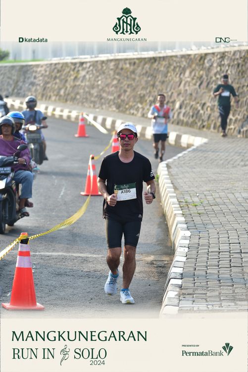 Race photo from Mangkunegaran Run 2024