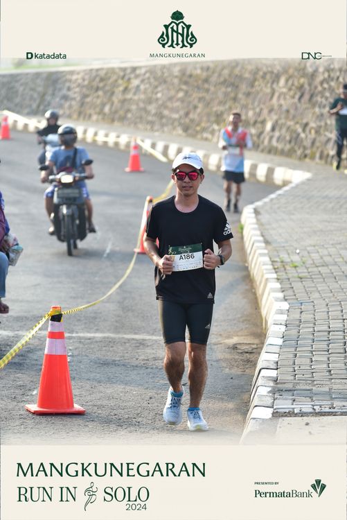 Race photo from Mangkunegaran Run 2024