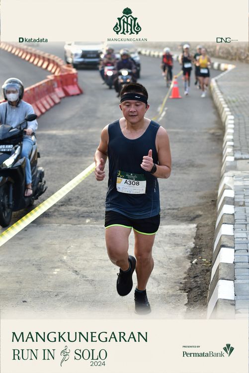 Race photo from Mangkunegaran Run 2024