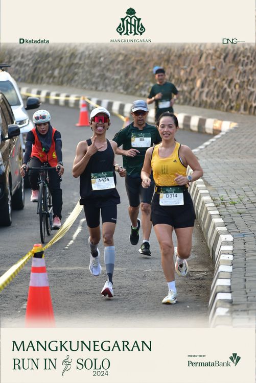 Race photo from Mangkunegaran Run 2024