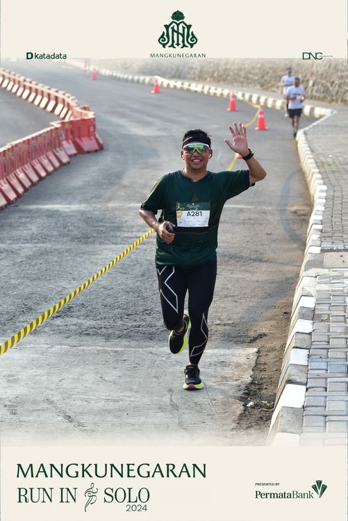 Race photo from Mangkunegaran Run 2024