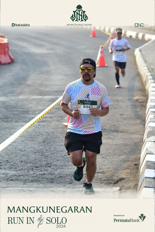 Race photo from Mangkunegaran Run 2024