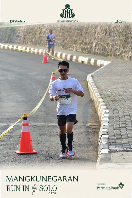 Race photo from Mangkunegaran Run 2024
