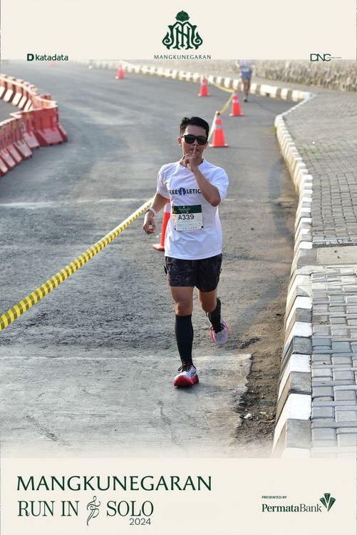 Race photo from Mangkunegaran Run 2024
