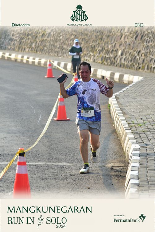 Race photo from Mangkunegaran Run 2024