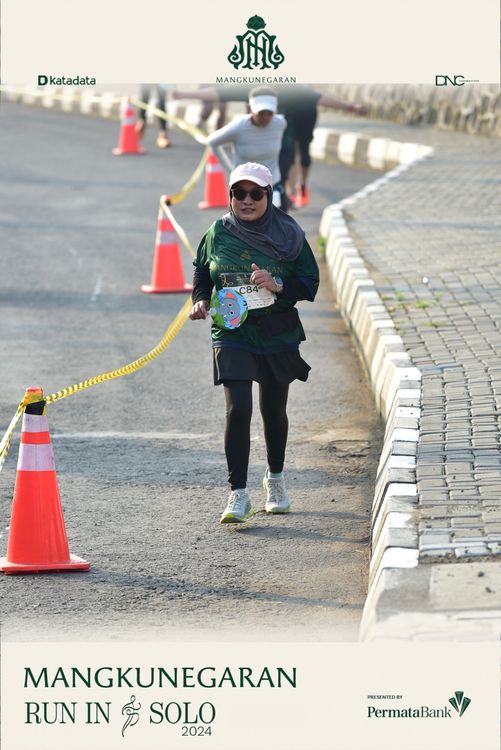 Race photo from Mangkunegaran Run 2024
