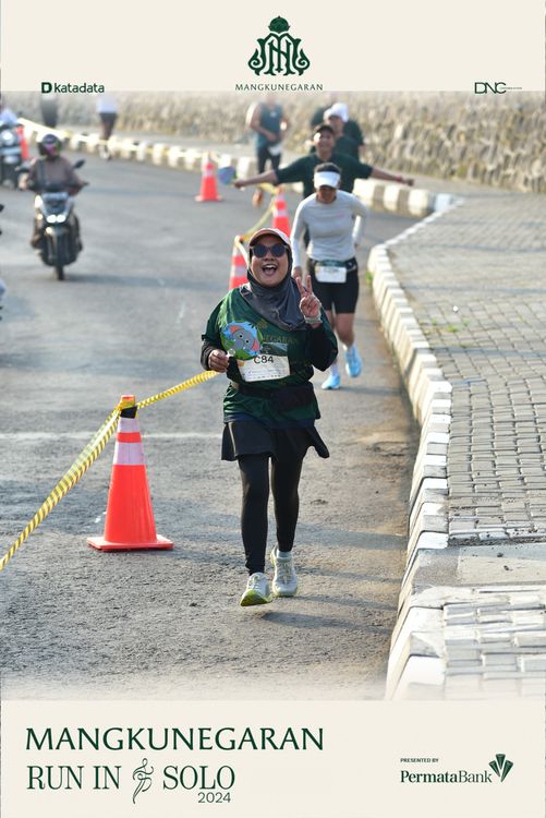 Race photo from Mangkunegaran Run 2024